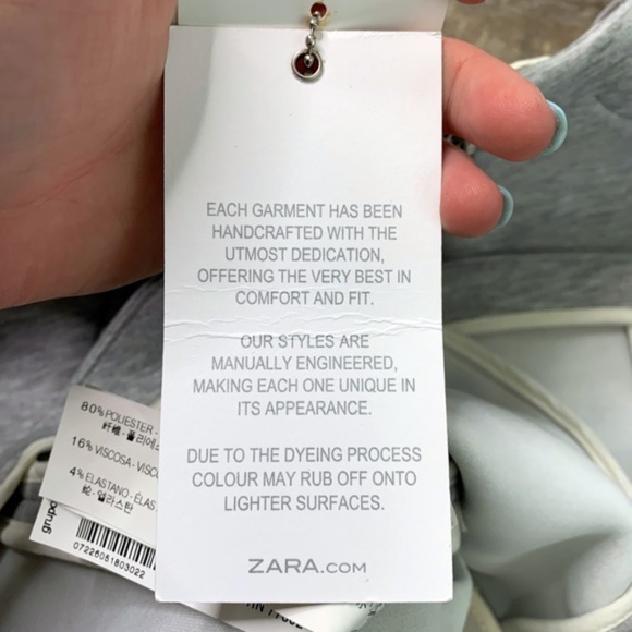 ZARA CAP SLEEVE ZIP BACK MODERN STRUCTURED SCUBA TOP WITH POCKETS - Picture 5 of 8